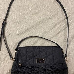 Kate Spade Black Quilted Crossbody Bag